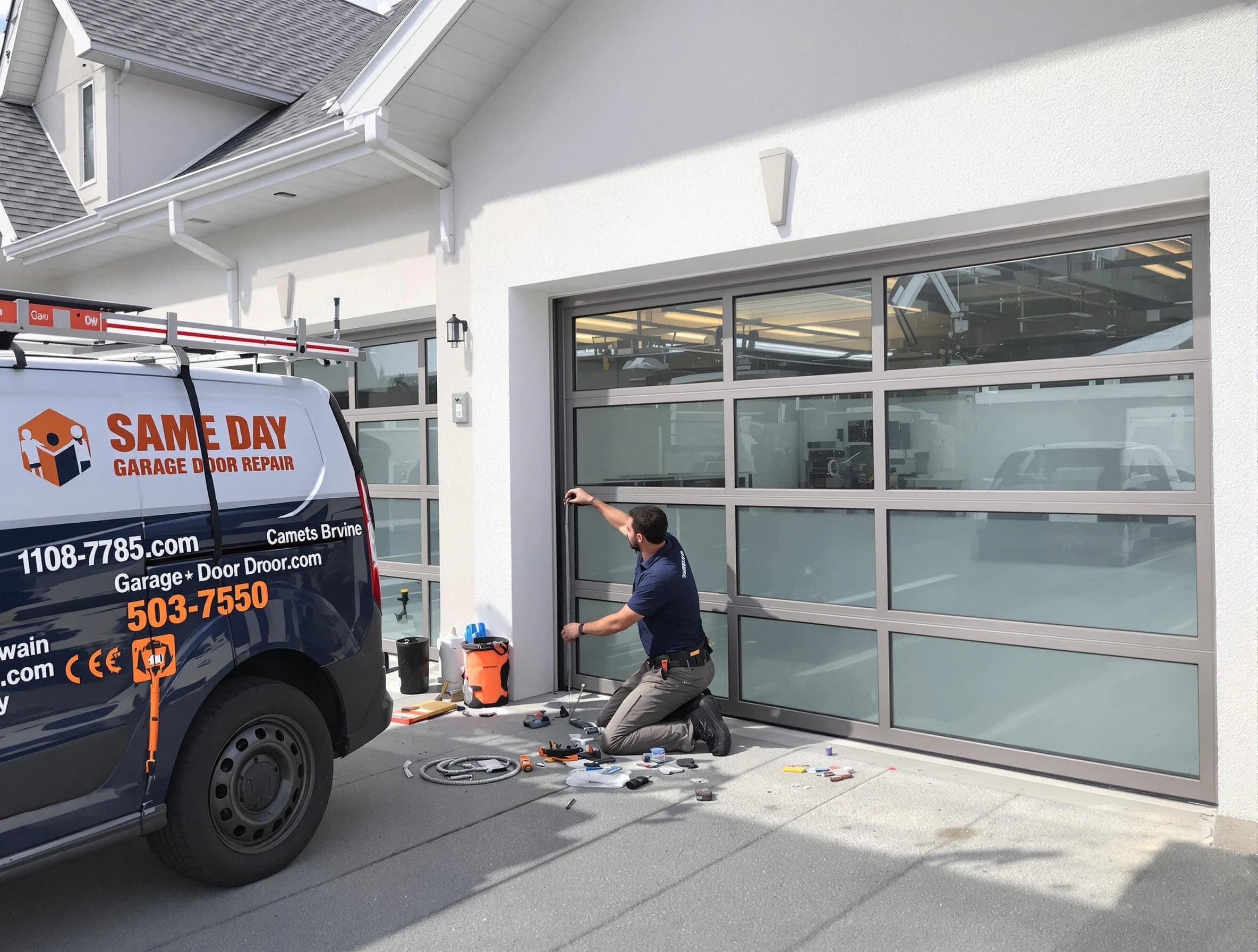 Same-day garage door repair service by Castle Shannon Garage Door Repair in Castle Shannon