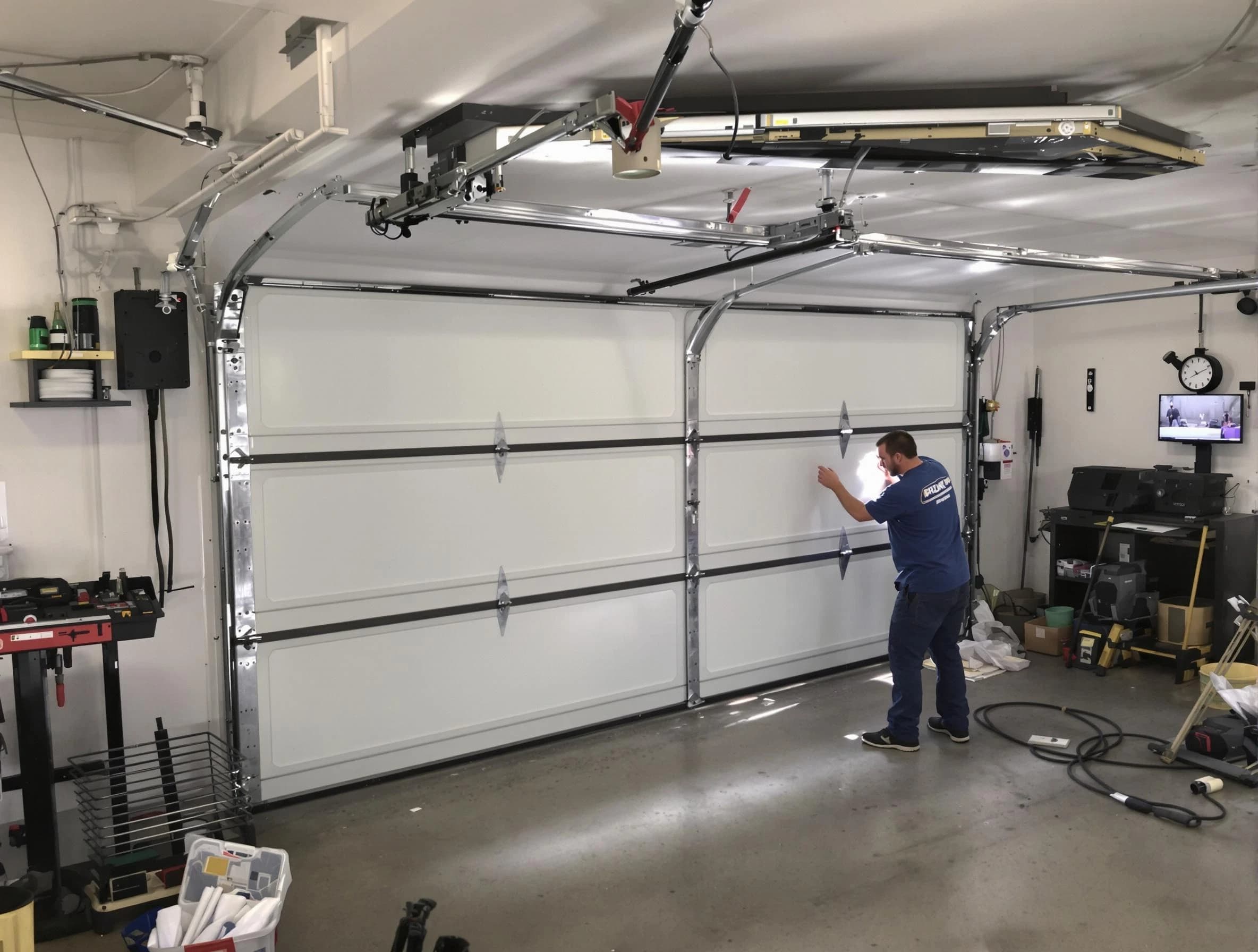 Professional garage door repair service by Castle Shannon Garage Door Repair in Castle Shannon