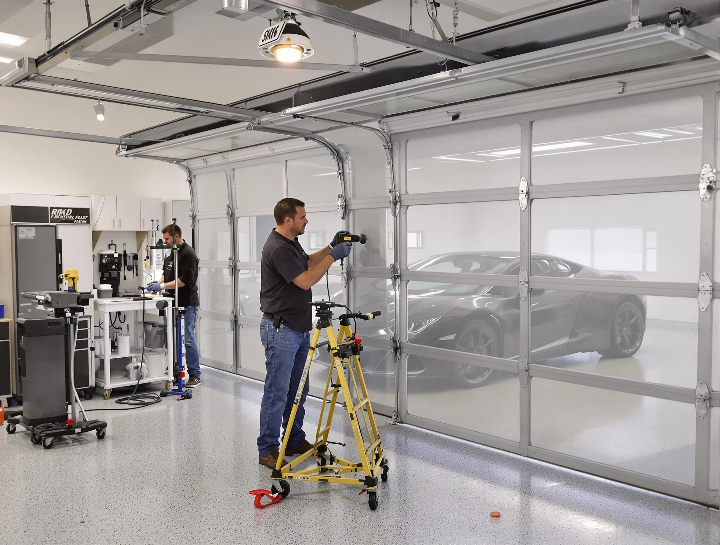 Garage Door Dents Repair in Castle Shannon