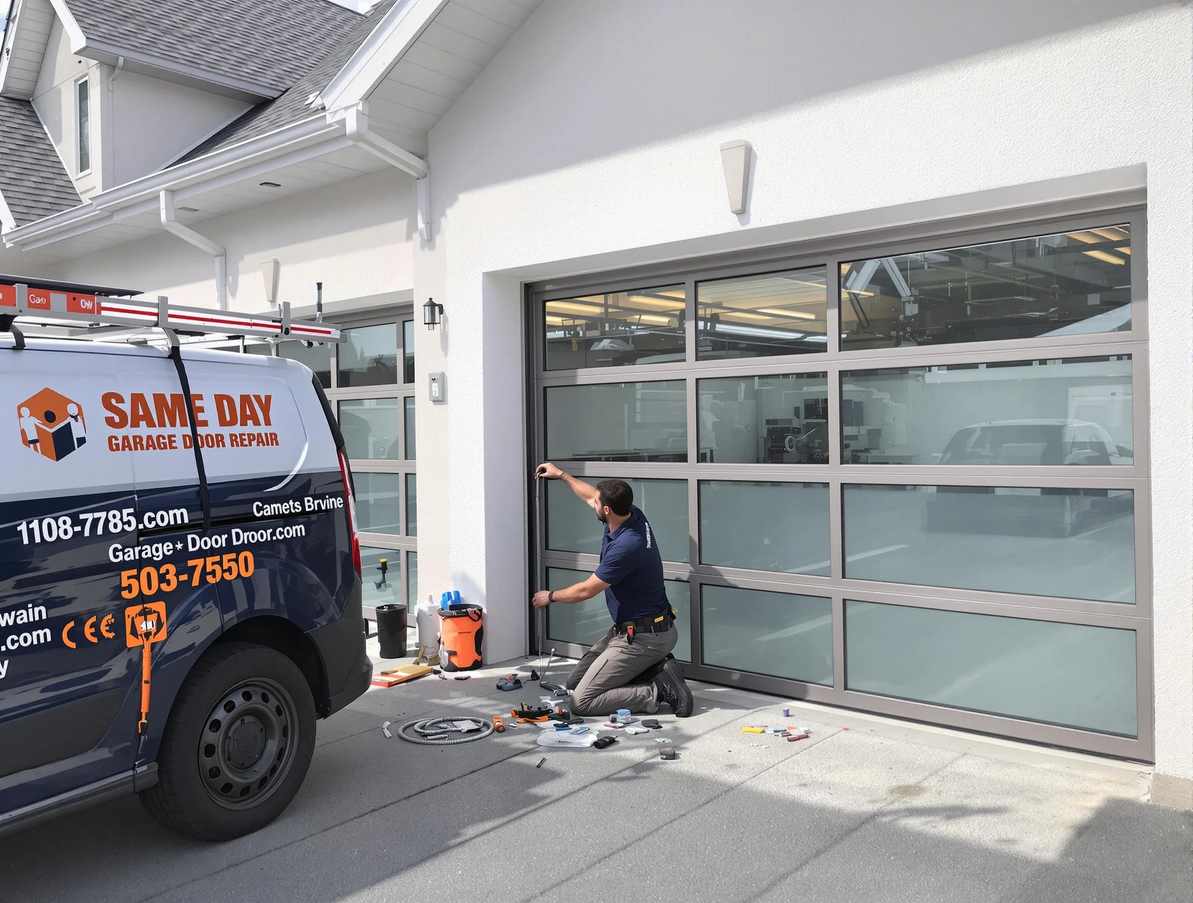 Same-day garage door repair service by Castle Shannon Garage Door Repair in Castle Shannon